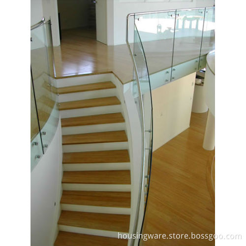 Frameless Glass Balustrade / Indoor Metal Railing
